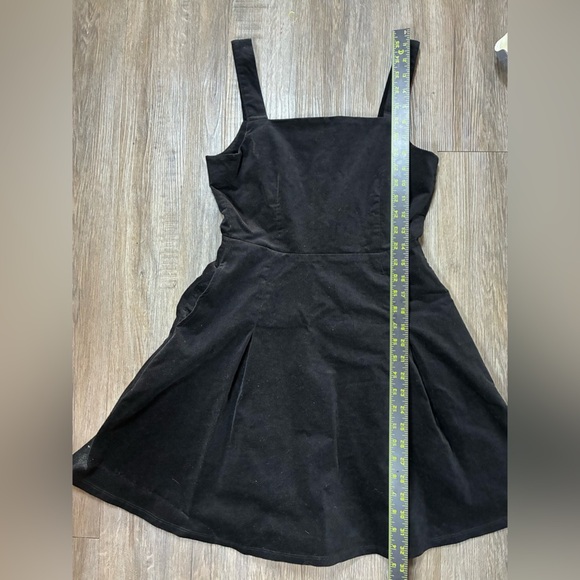 Copper Key Black Velvet Burnout Skater Dress Whimsigoth Goth 90s Small NWT - Picture 2 of 10